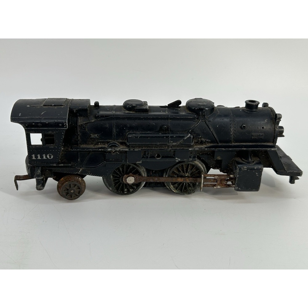 Vintage 1949-52 Lionel #1110 0-27 Gauge Metal 2-4-2 Steam Locomotive